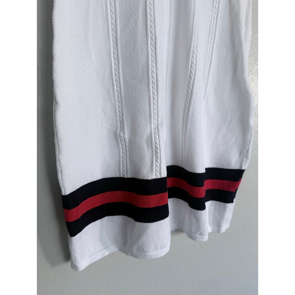 MOVETES white nylon cricket pickleball athletic golf preppy polo sport dress - Picture 5 of 9
